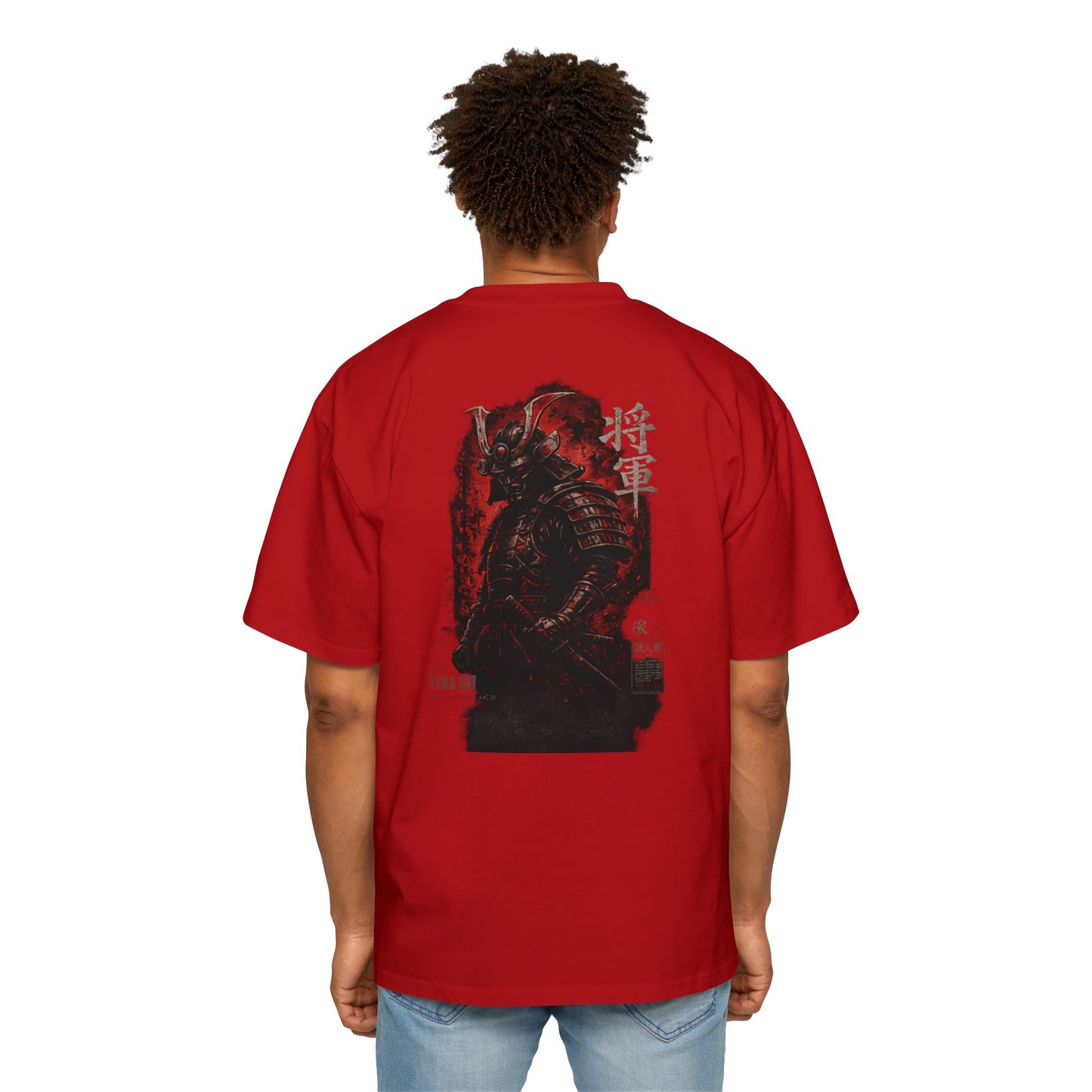 Blood Ronin Oversized Heavyweight Tee – Japanese Samurai Streetwear