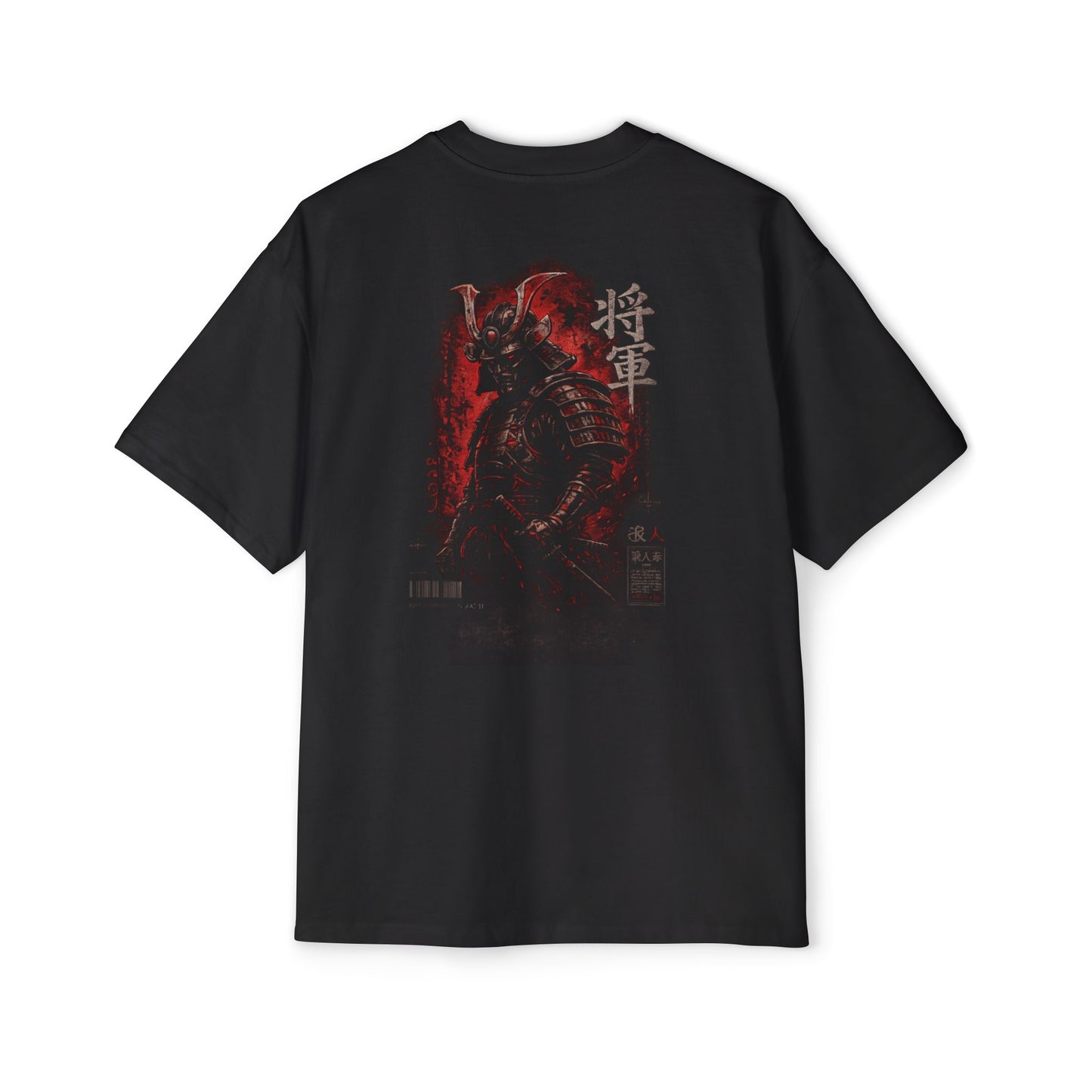 Blood Ronin Oversized Heavyweight Tee – Japanese Samurai Streetwear