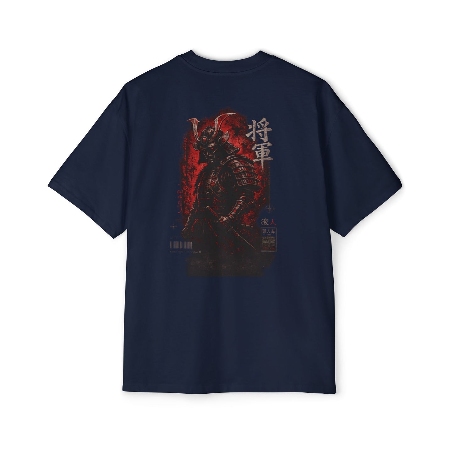 Blood Ronin Oversized Heavyweight Tee – Japanese Samurai Streetwear