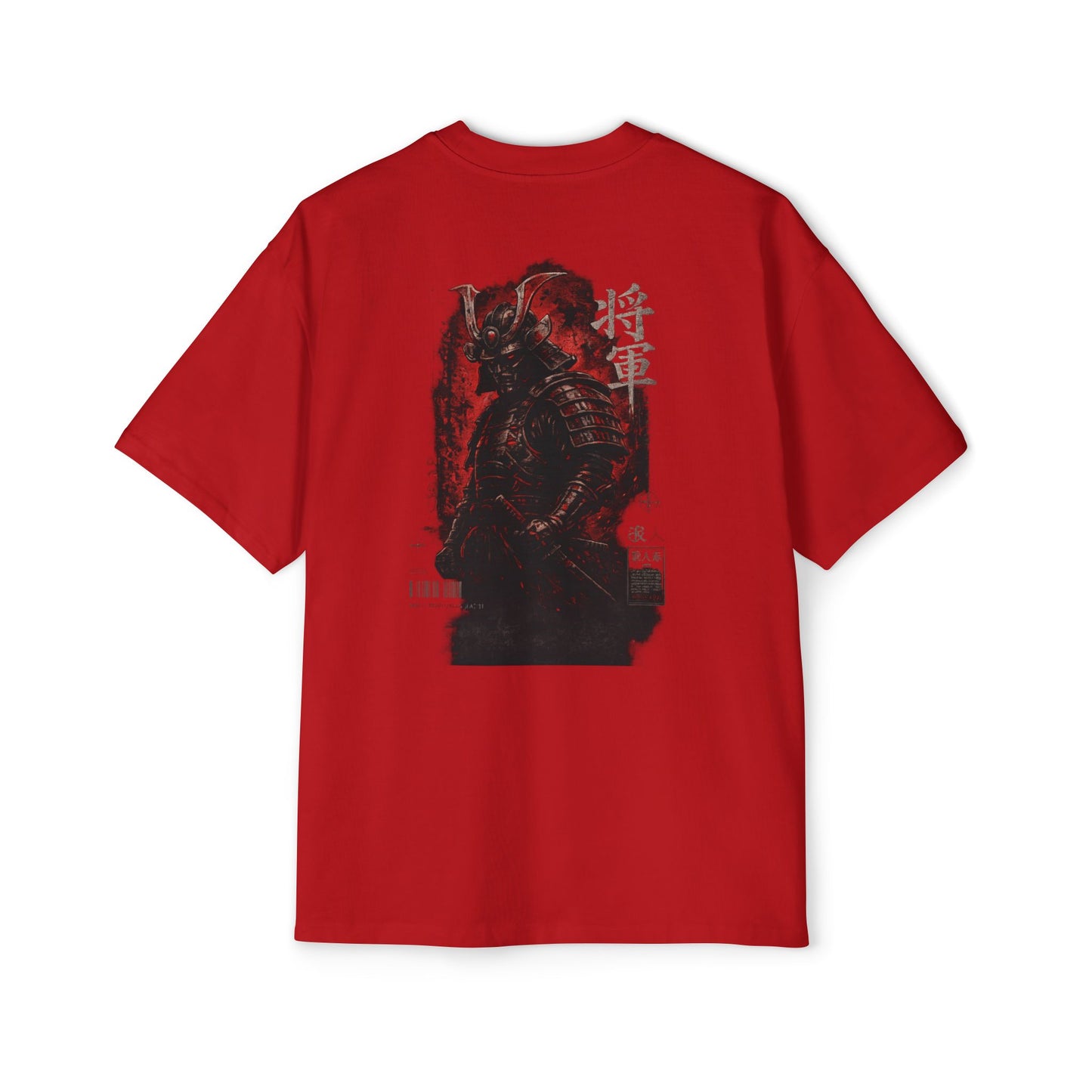Blood Ronin Oversized Heavyweight Tee – Japanese Samurai Streetwear