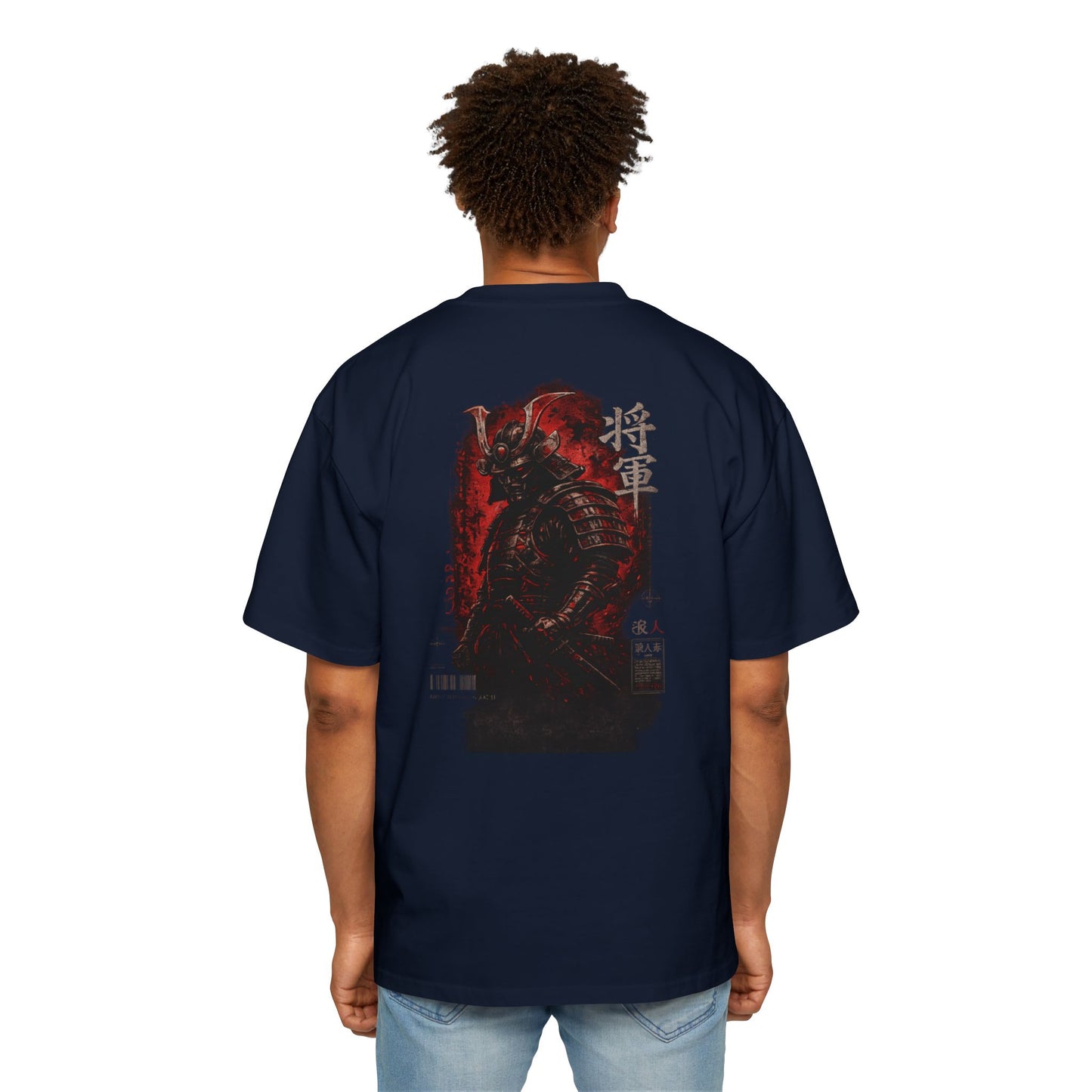 Blood Ronin Oversized Heavyweight Tee – Japanese Samurai Streetwear